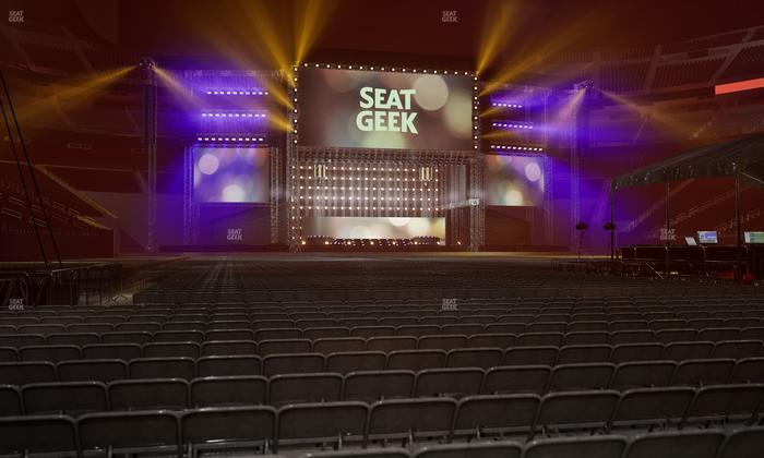 Allegiant Stadium - Section Floor C 4 Ada Seat View