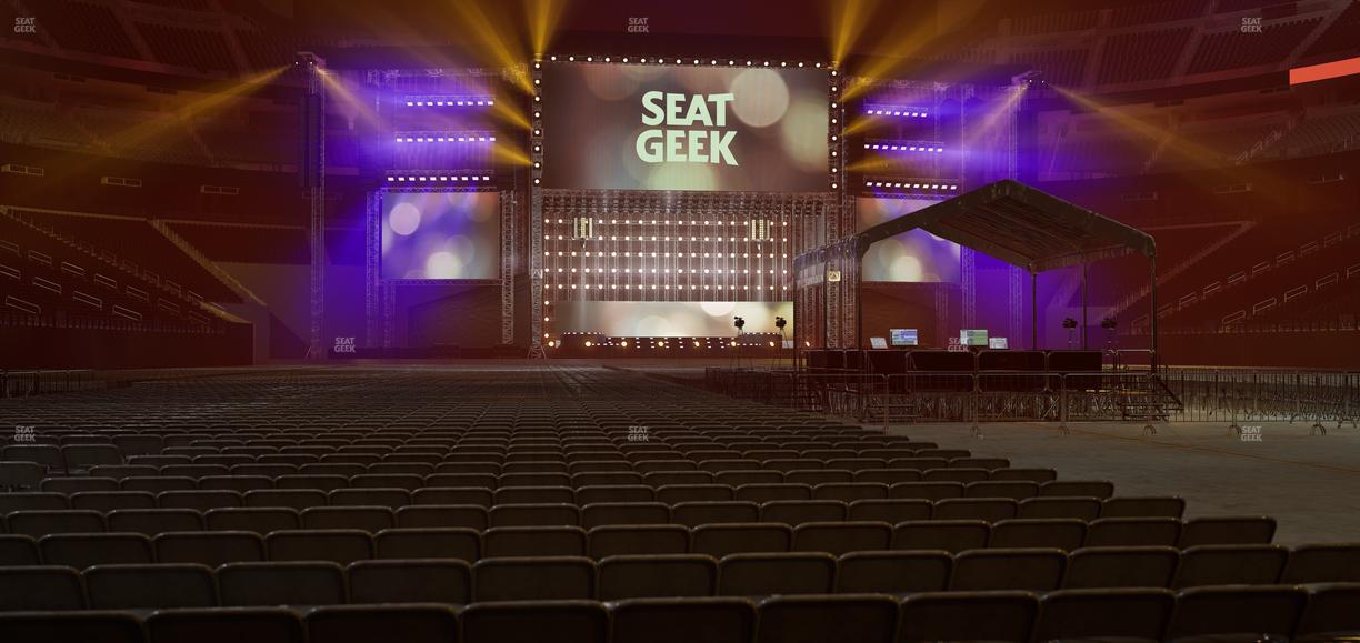 Allegiant Stadium - Section Floor C 4 Seat View