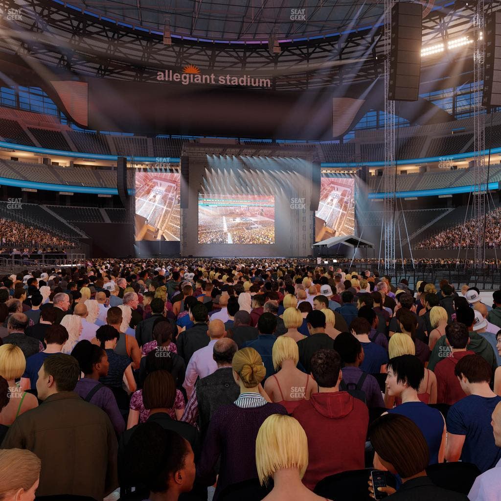 Allegiant Stadium - Section Floor C 4 Seat View