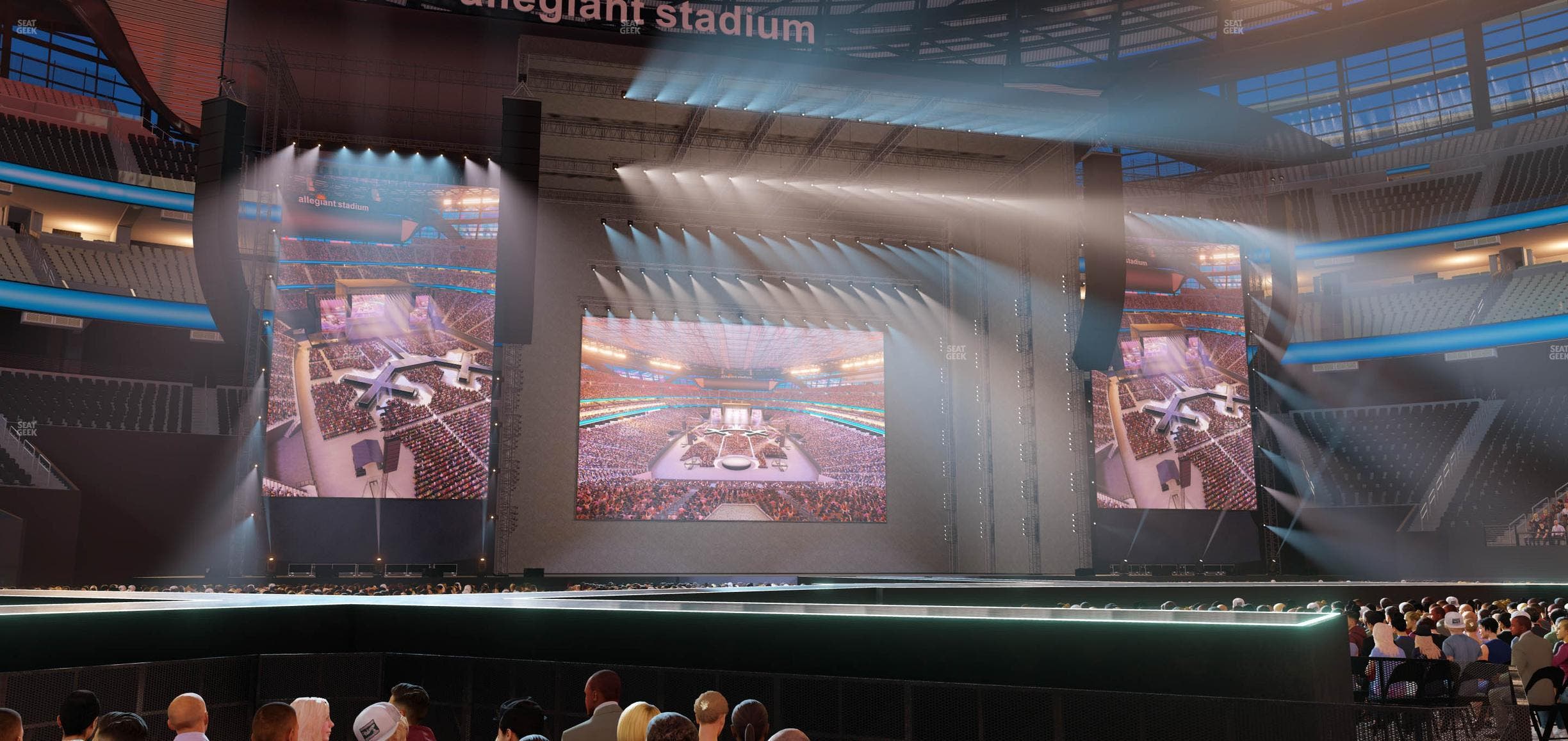 Allegiant Stadium - Section Floor C 5 Seat View