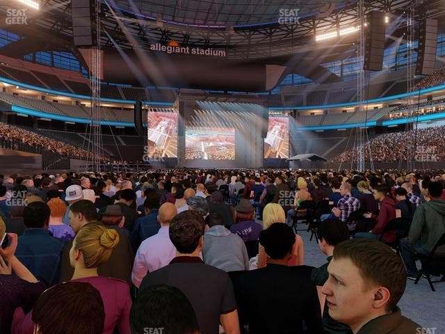 Allegiant Stadium - Section Floor C 5 Seat View