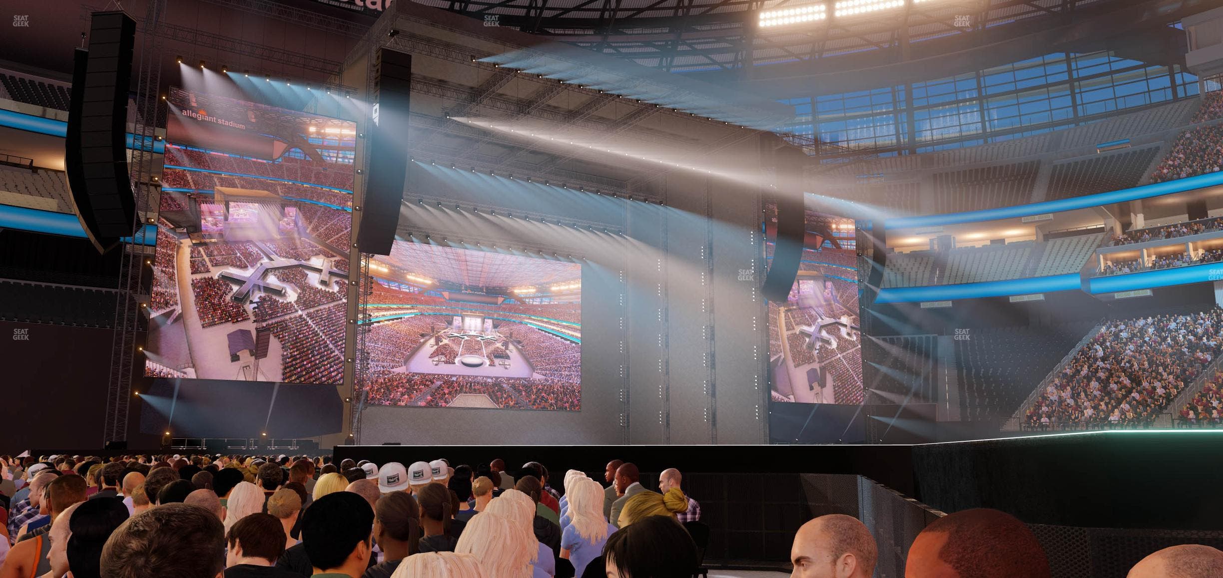 Allegiant Stadium - Section Floor C 6 Seat View