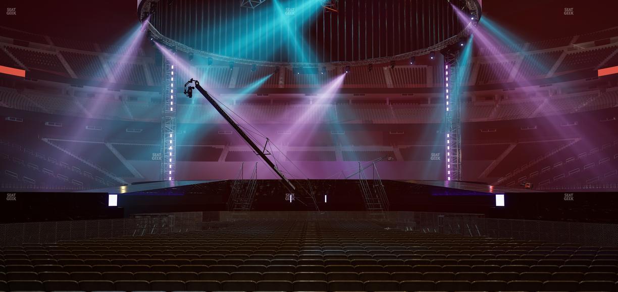 Allegiant Stadium - Section Floor D 2 Ada Seat View