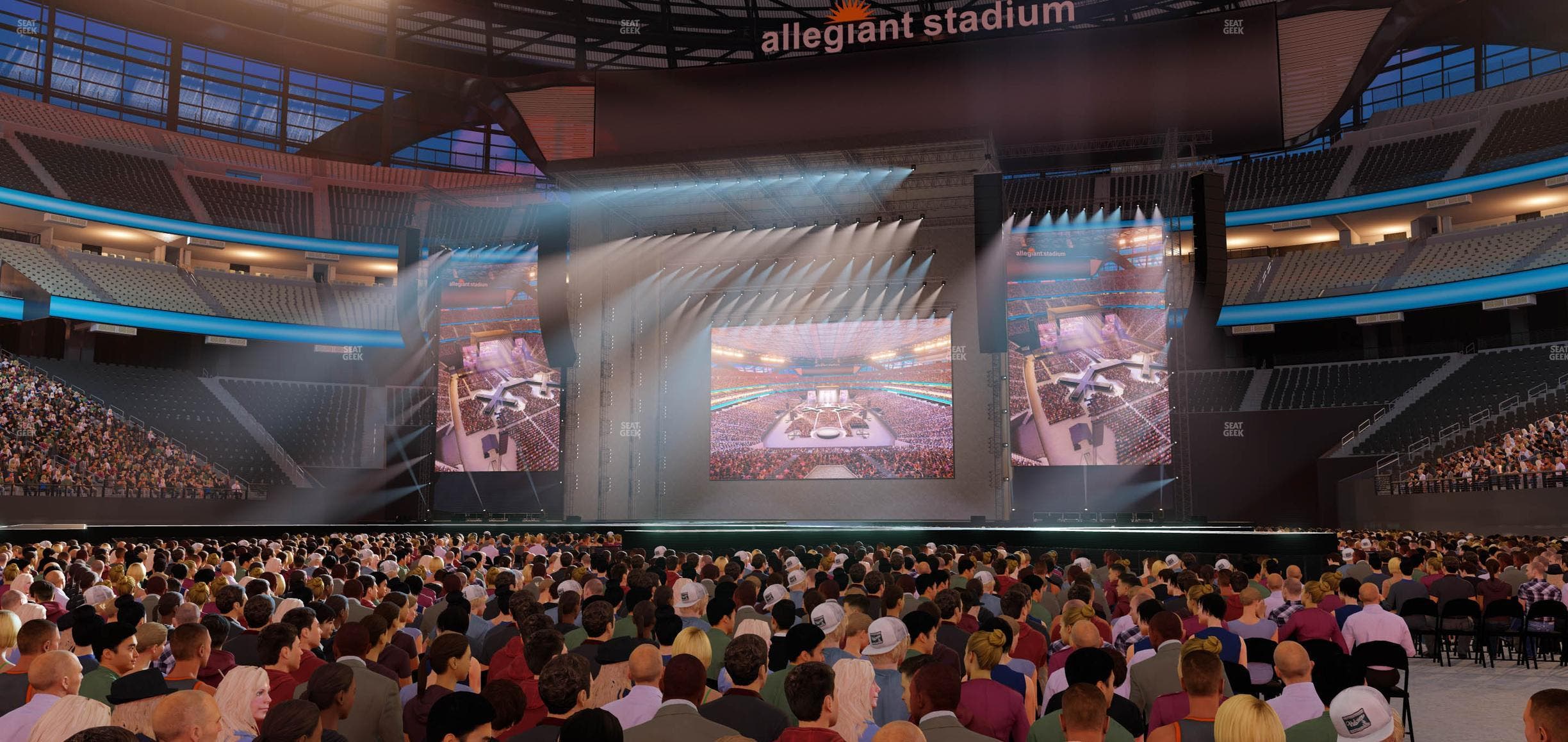Allegiant Stadium - Section Floor D 2 Seat View