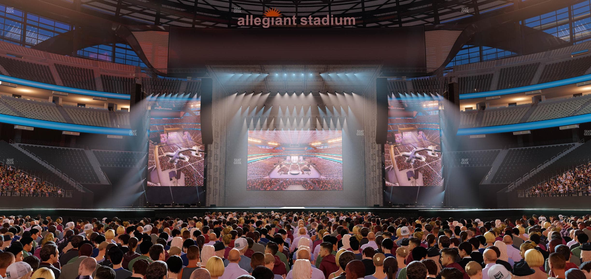 Allegiant Stadium - Section Floor D 3 Seat View