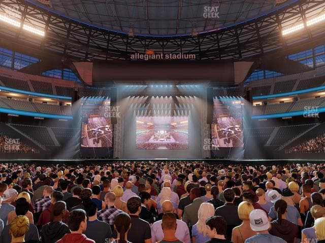 Allegiant Stadium - Section Floor D 3 Seat View