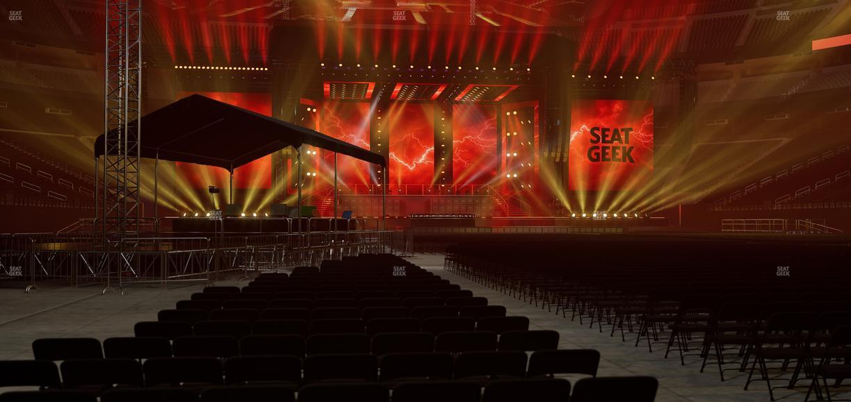 Allegiant Stadium - Section Floor D 4 Seat View