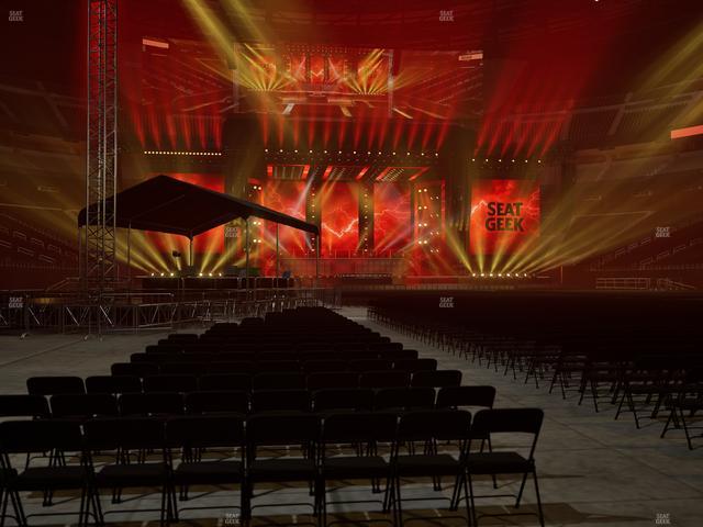 Allegiant Stadium - Section Floor D 4 Seat View