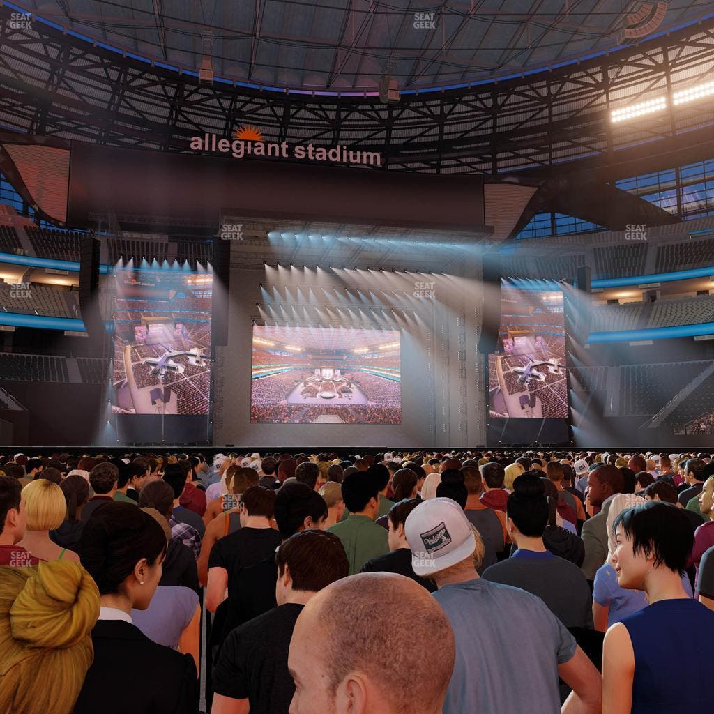 Allegiant Stadium - Section Floor D 5 Seat View