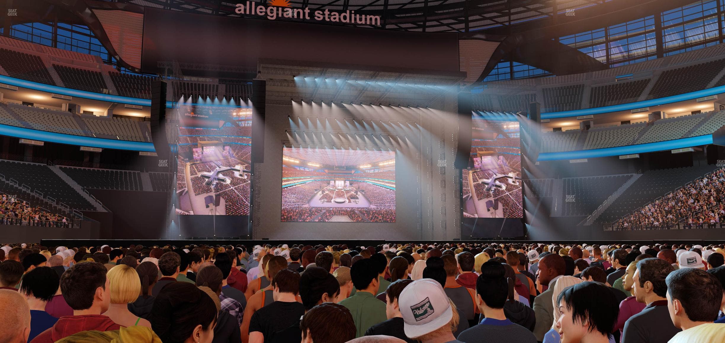 Allegiant Stadium - Section Floor D 5 Seat View