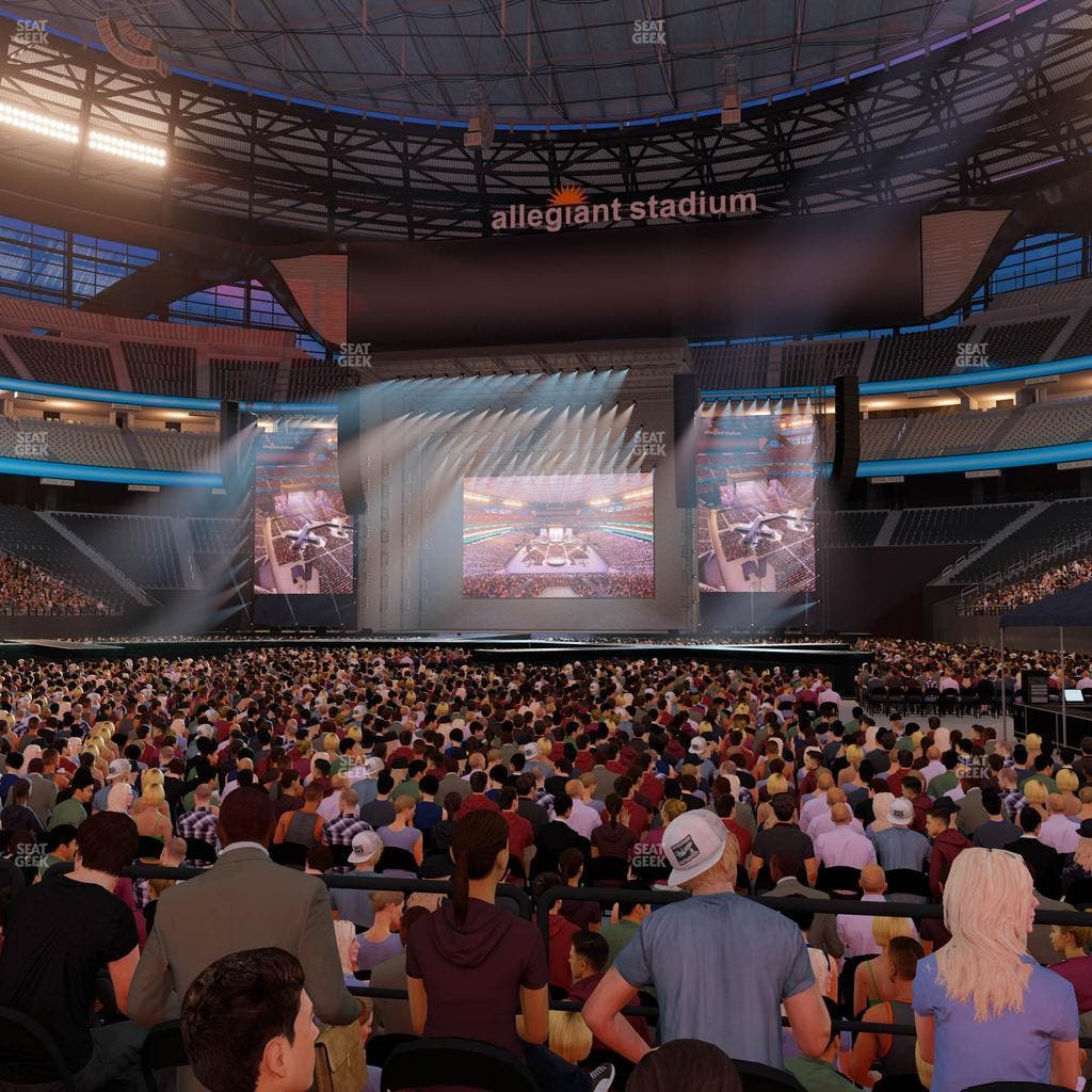 Allegiant Stadium - Section Floor E 2 Ada Seat View