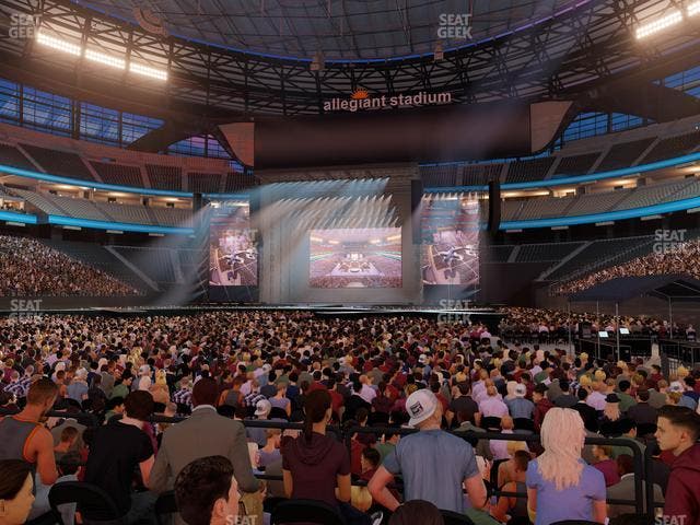 Allegiant Stadium - Section Floor E 2 Ada Seat View