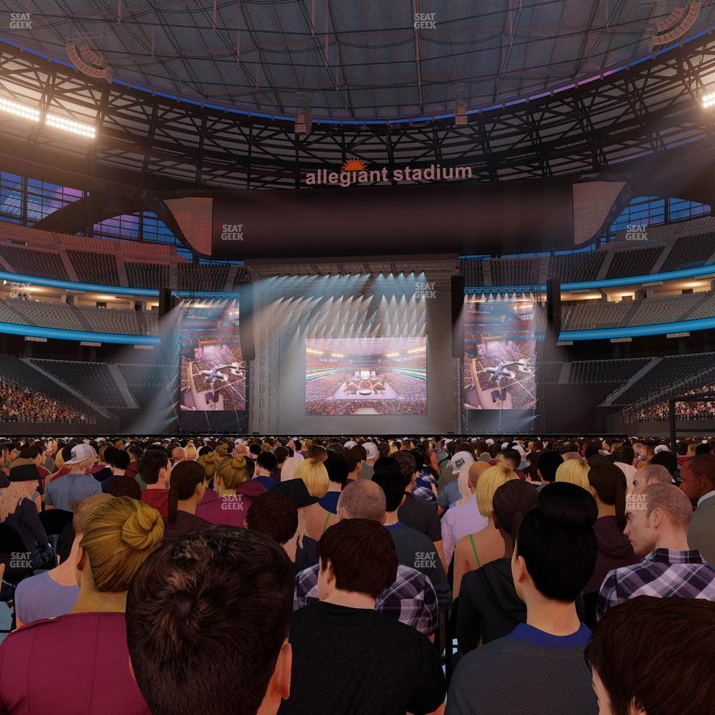 Allegiant Stadium - Section Floor E 2 Seat View