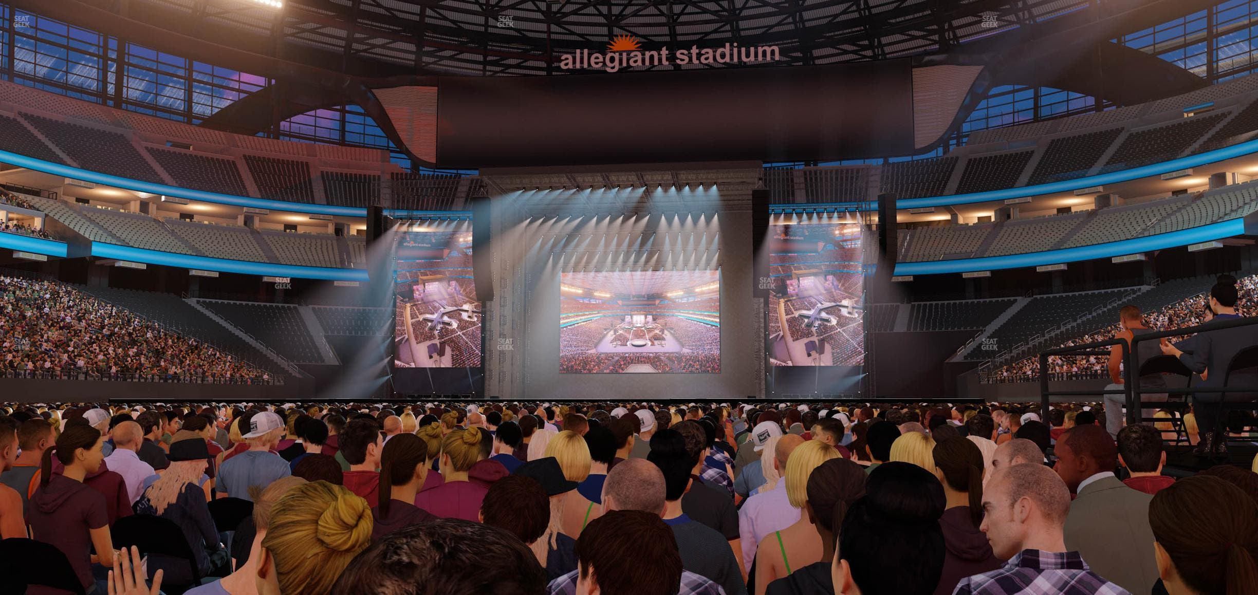 Allegiant Stadium - Section Floor E 2 Seat View