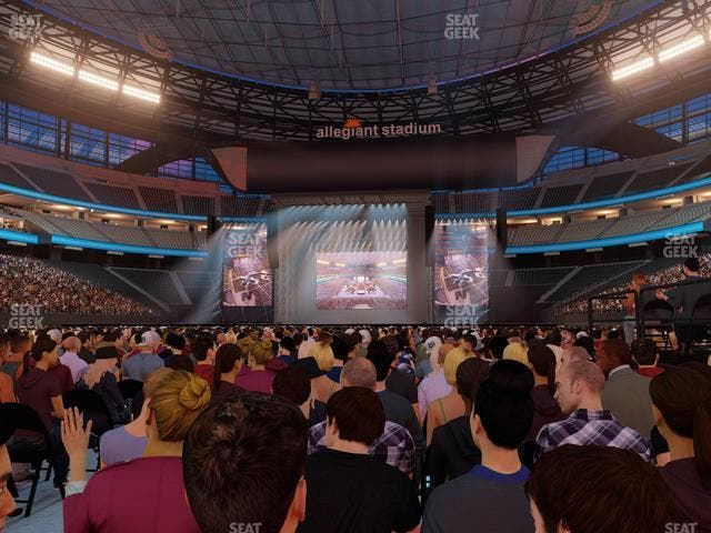 Allegiant Stadium - Section Floor E 2 Seat View