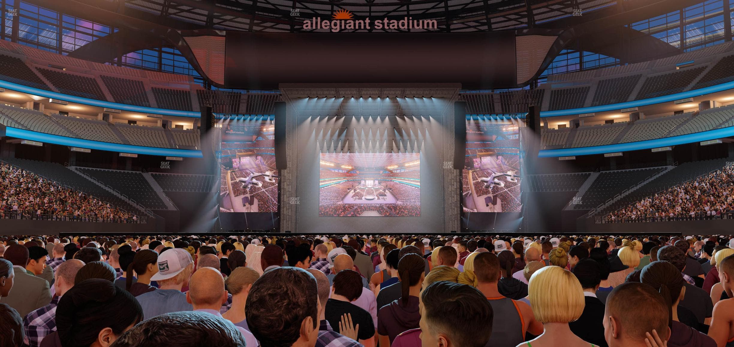 Allegiant Stadium - Section Floor E 3 Seat View