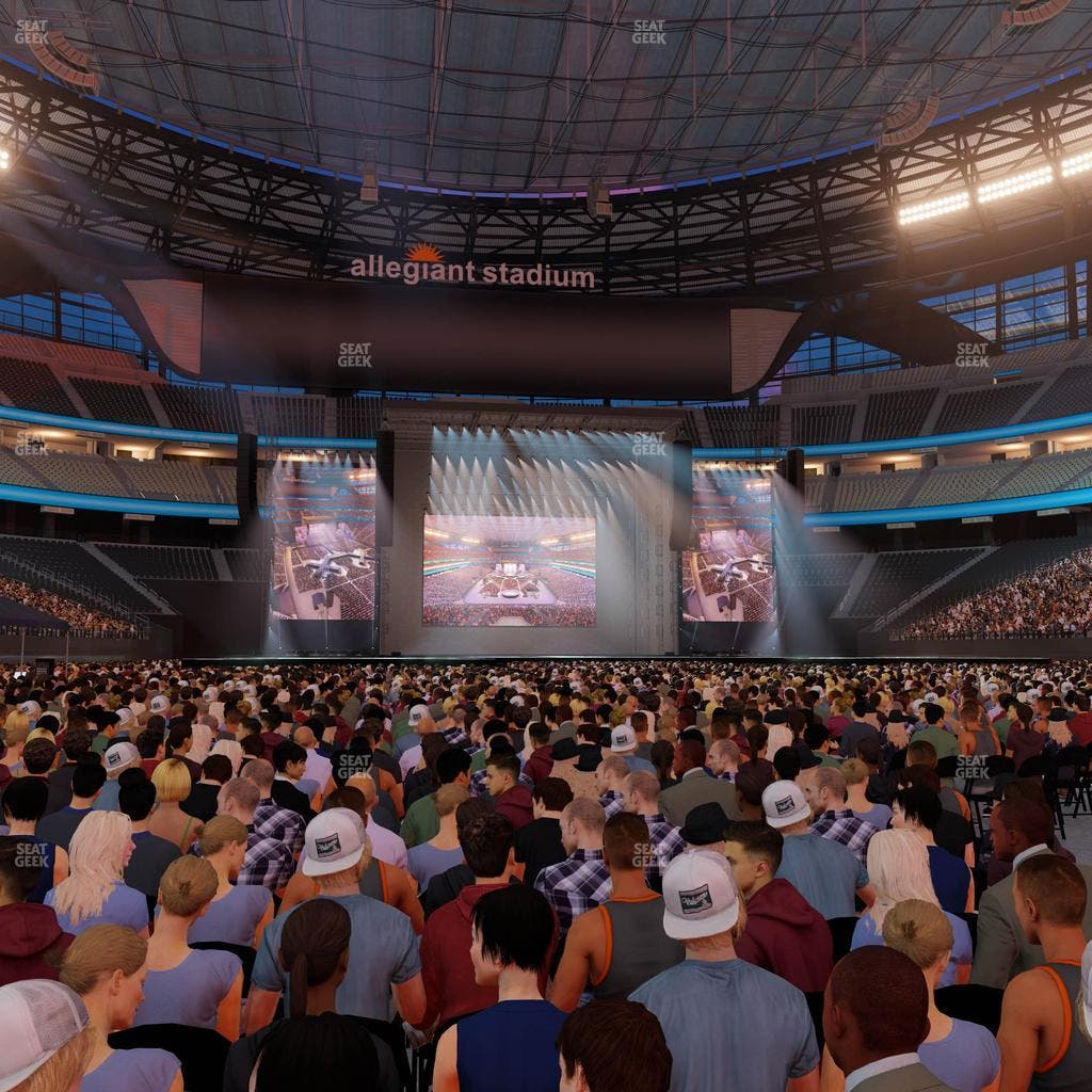 Allegiant Stadium - Section Floor E 5 Seat View