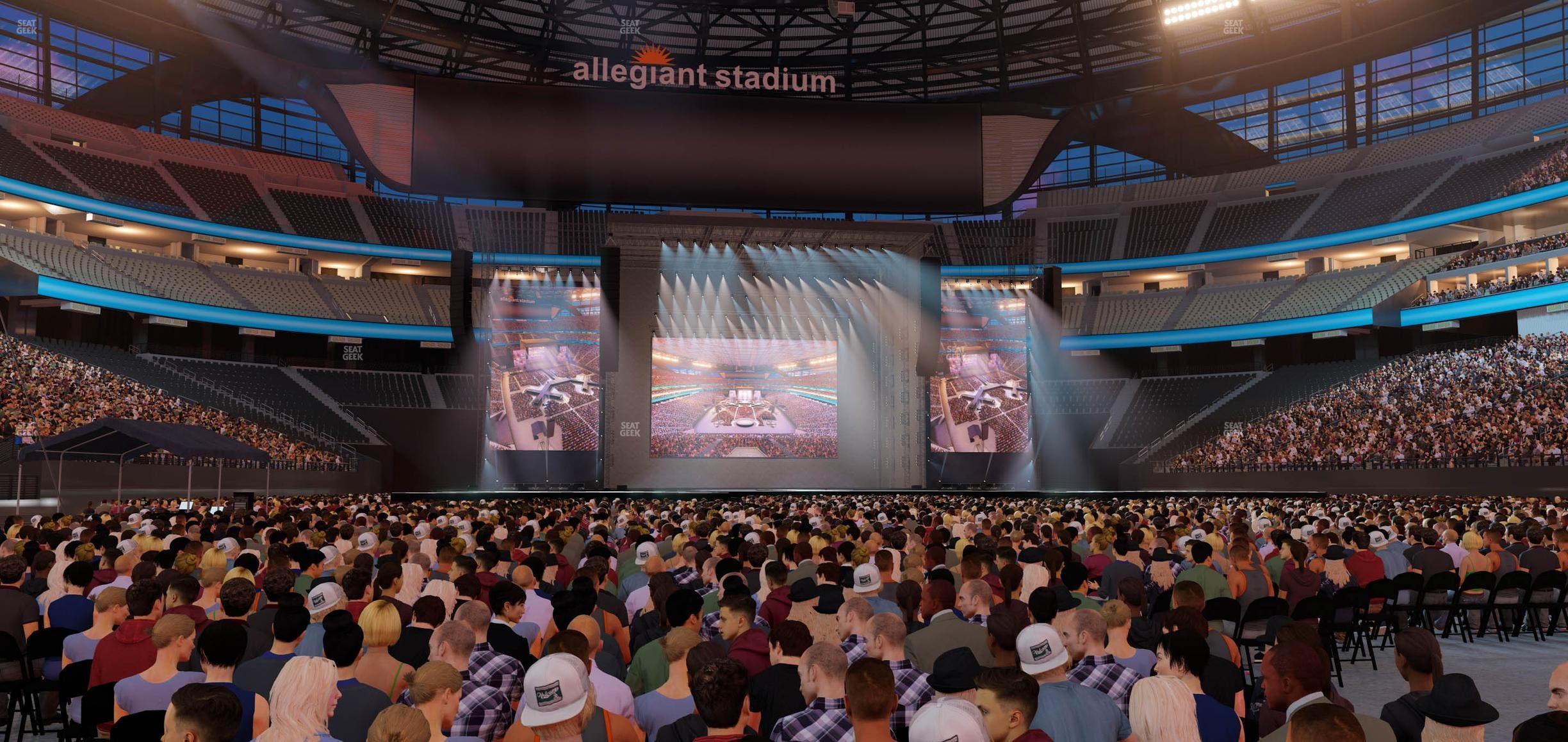 Allegiant Stadium - Section Floor E 5 Seat View