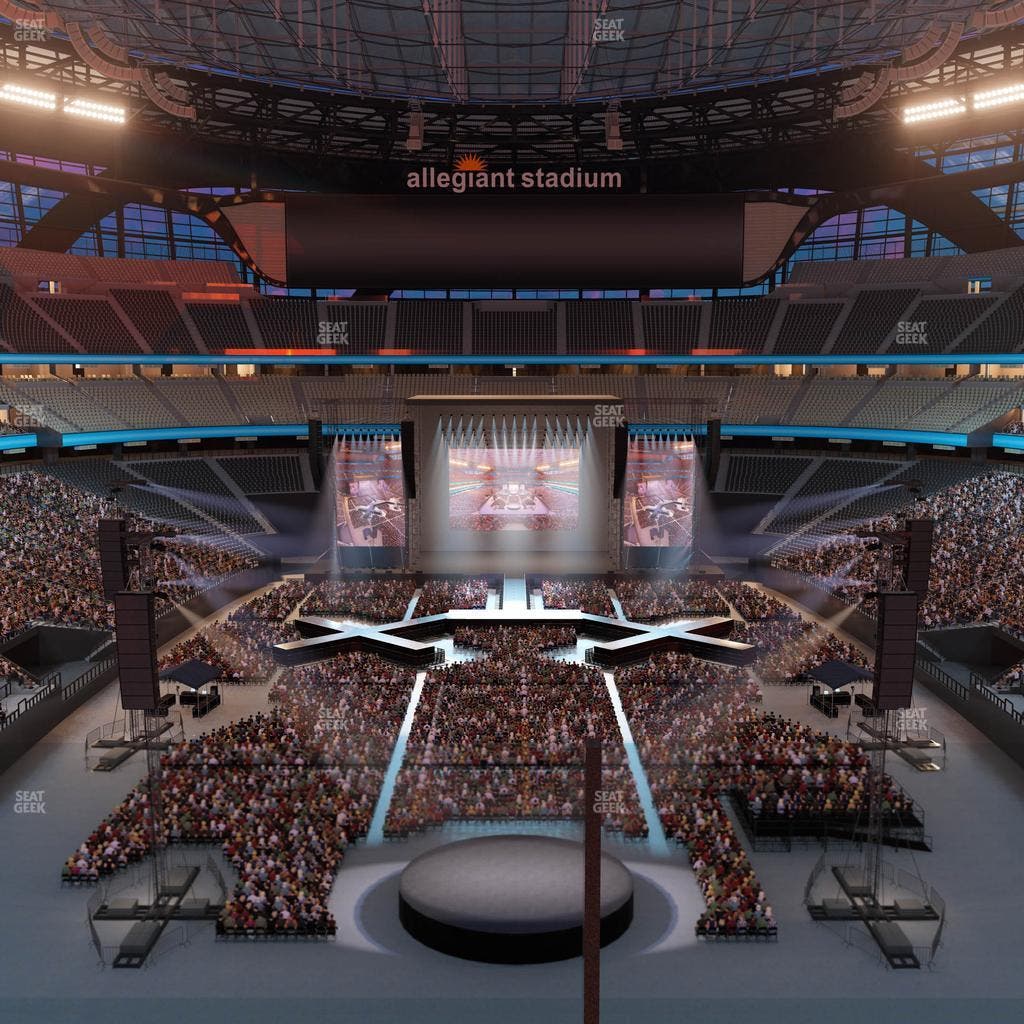 Allegiant Stadium - Section Ga Sro Seat View