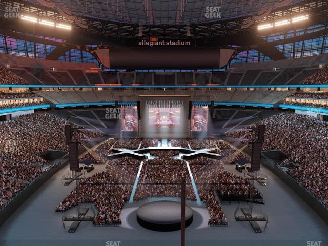 Allegiant Stadium - Section Ga Sro Seat View