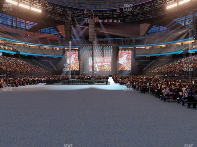 Allegiant Stadium - Section Wynn Field Club Seat View