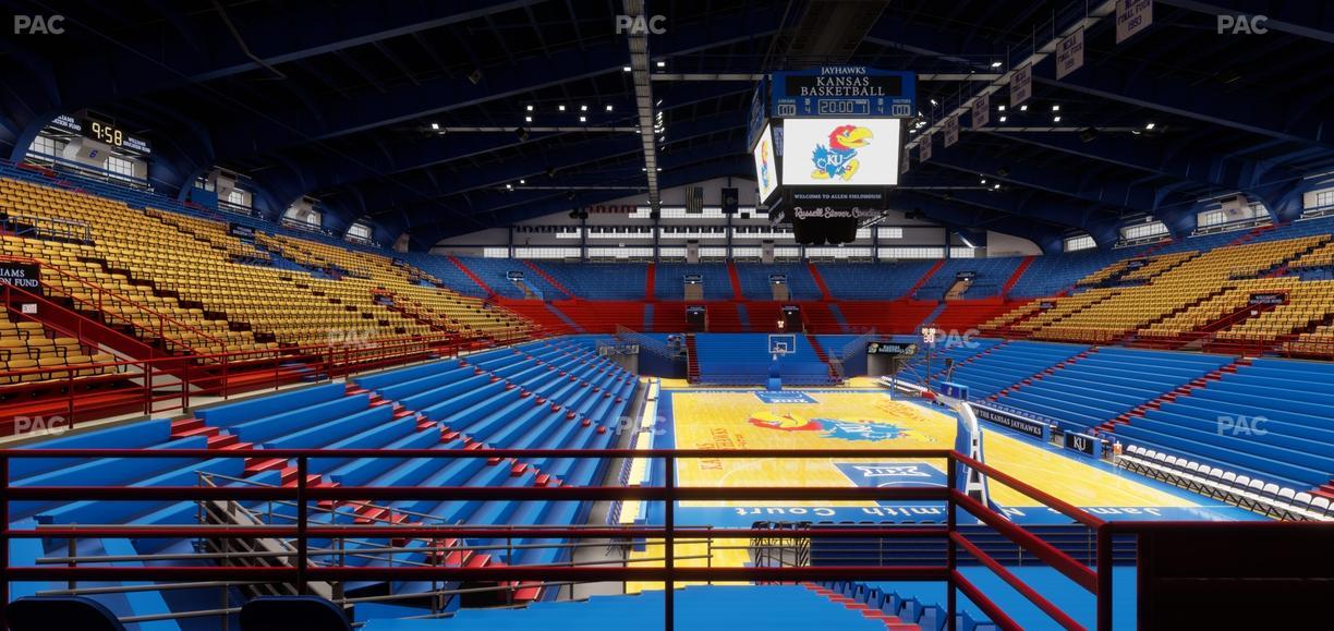 Allen Fieldhouse - Section 1 Seat View