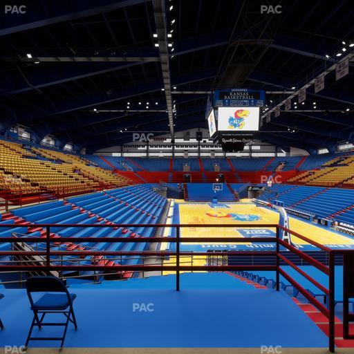 Allen Fieldhouse - Section 1 Seat View