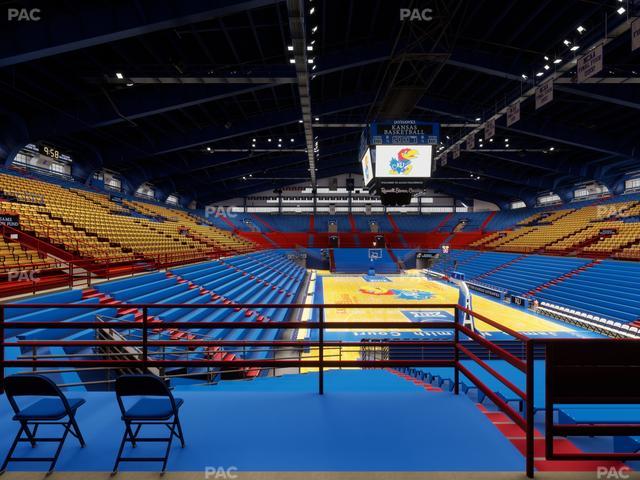 Allen Fieldhouse - Section 1 Seat View
