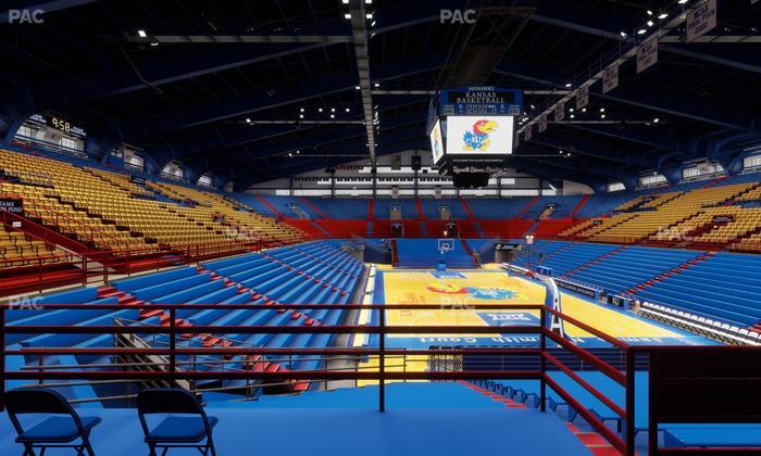 Allen Fieldhouse - Section 1 Seat View