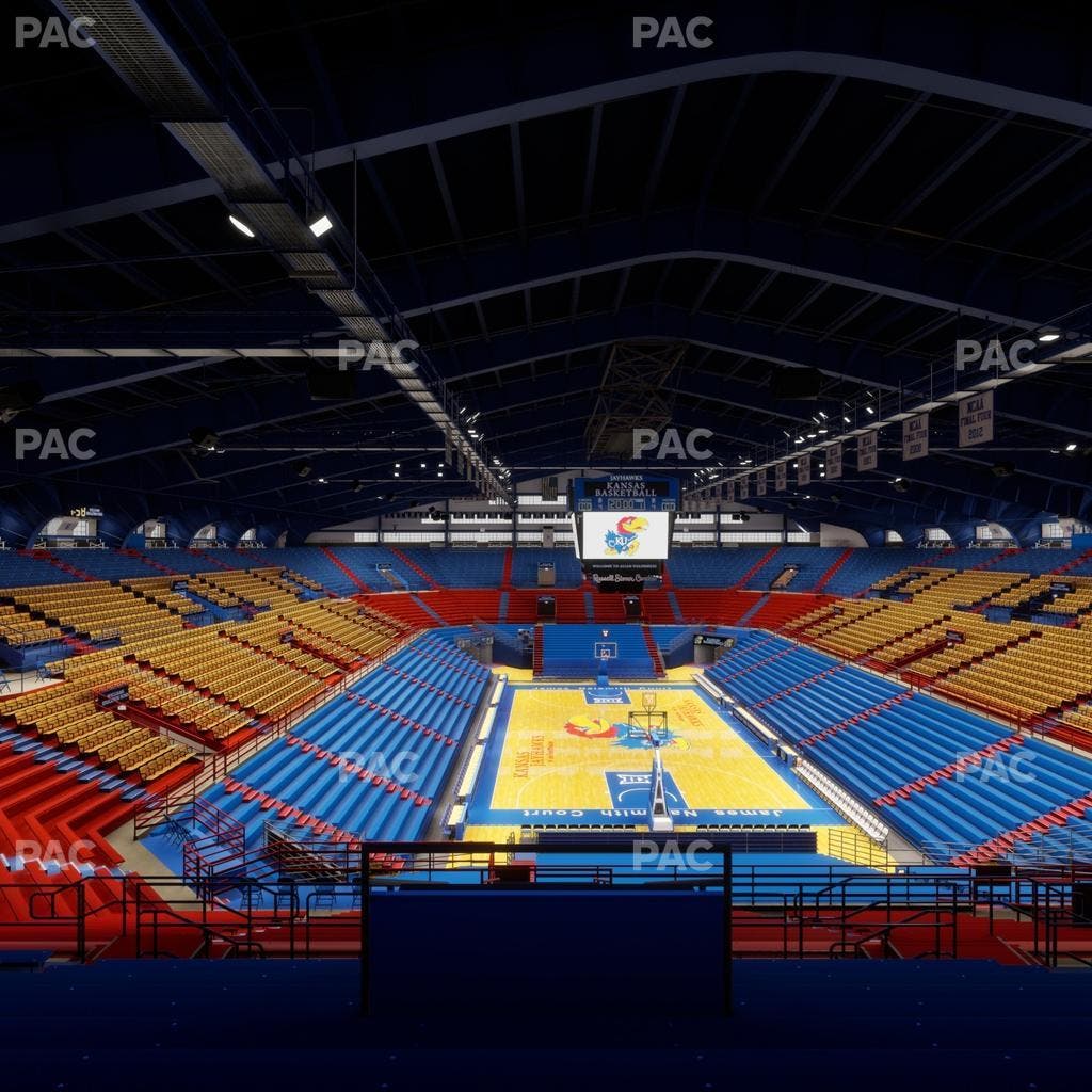 Allen Fieldhouse - Section 1 Seat View