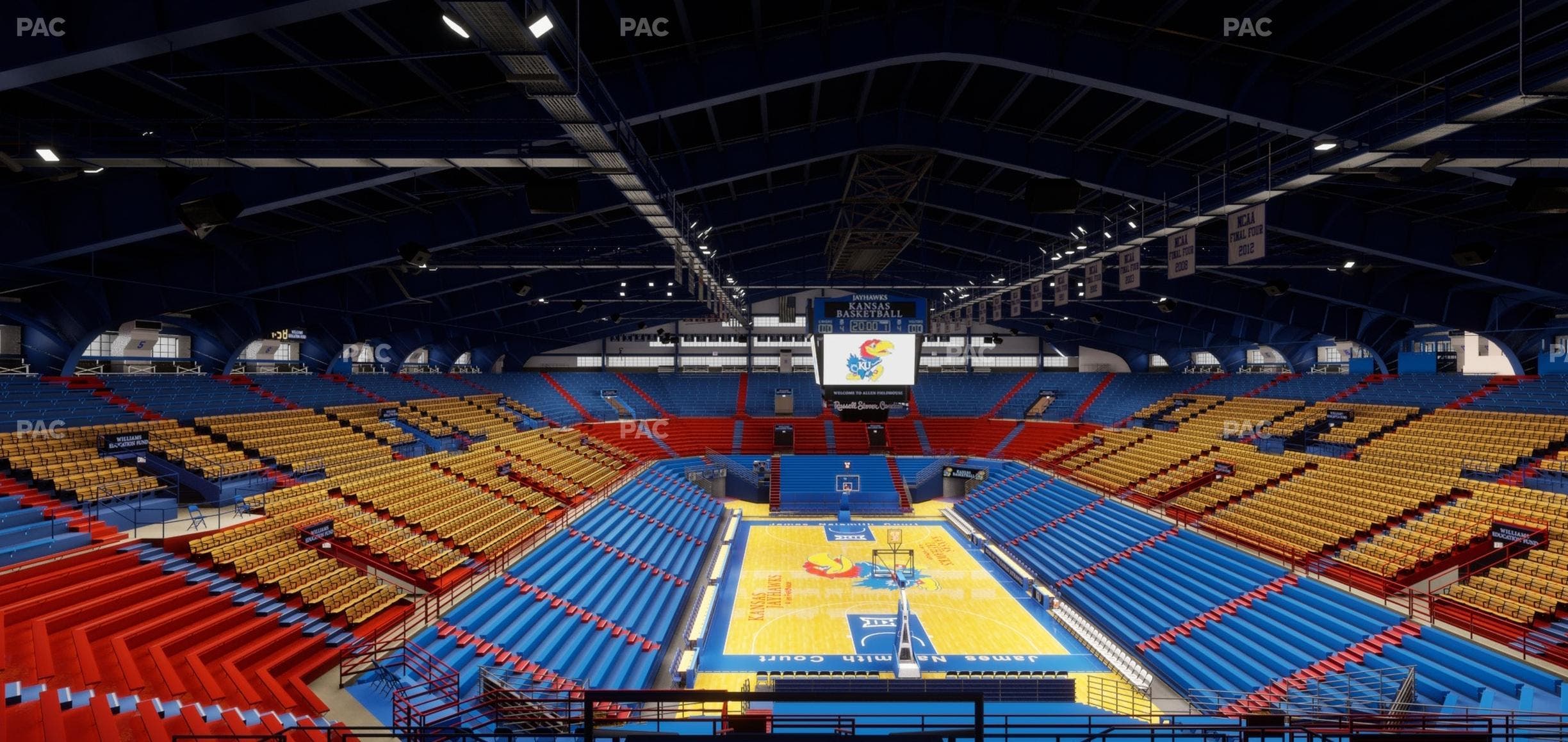 Allen Fieldhouse - Section 1 Seat View
