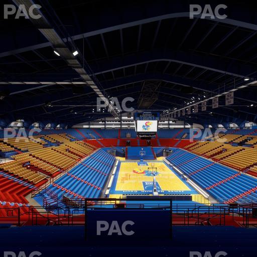 Allen Fieldhouse - Section 1 Seat View