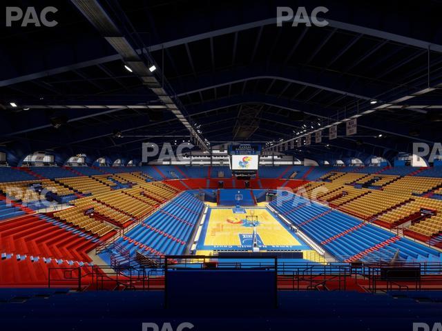 Allen Fieldhouse - Section 1 Seat View