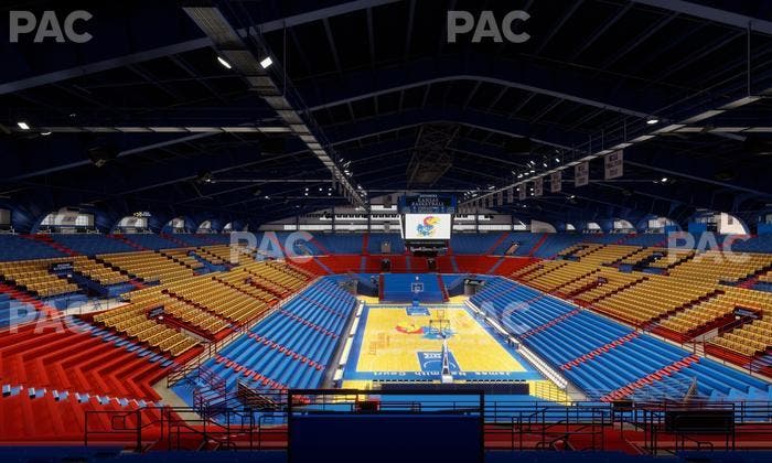 Allen Fieldhouse - Section 1 Seat View