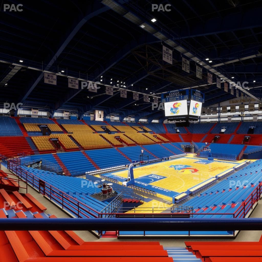 Allen Fieldhouse - Section 10 Ada Seat View