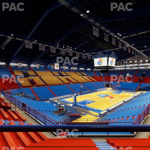 Allen Fieldhouse - Section 10 Ada Seat View