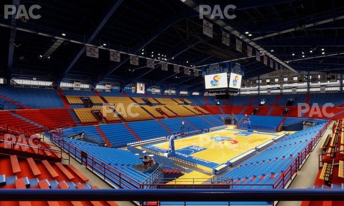 Allen Fieldhouse - Section 10 Ada Seat View