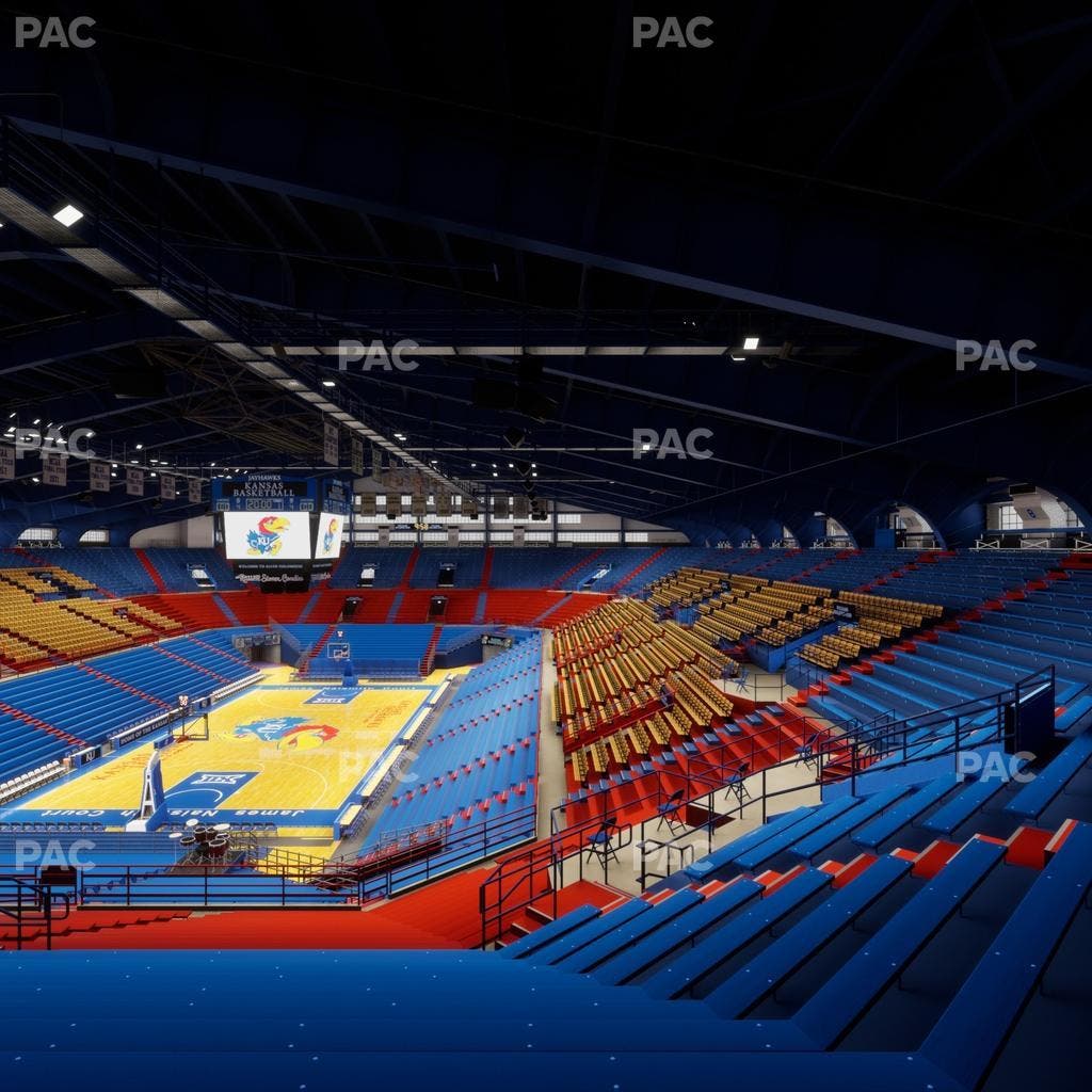 Allen Fieldhouse - Section 10 Seat View