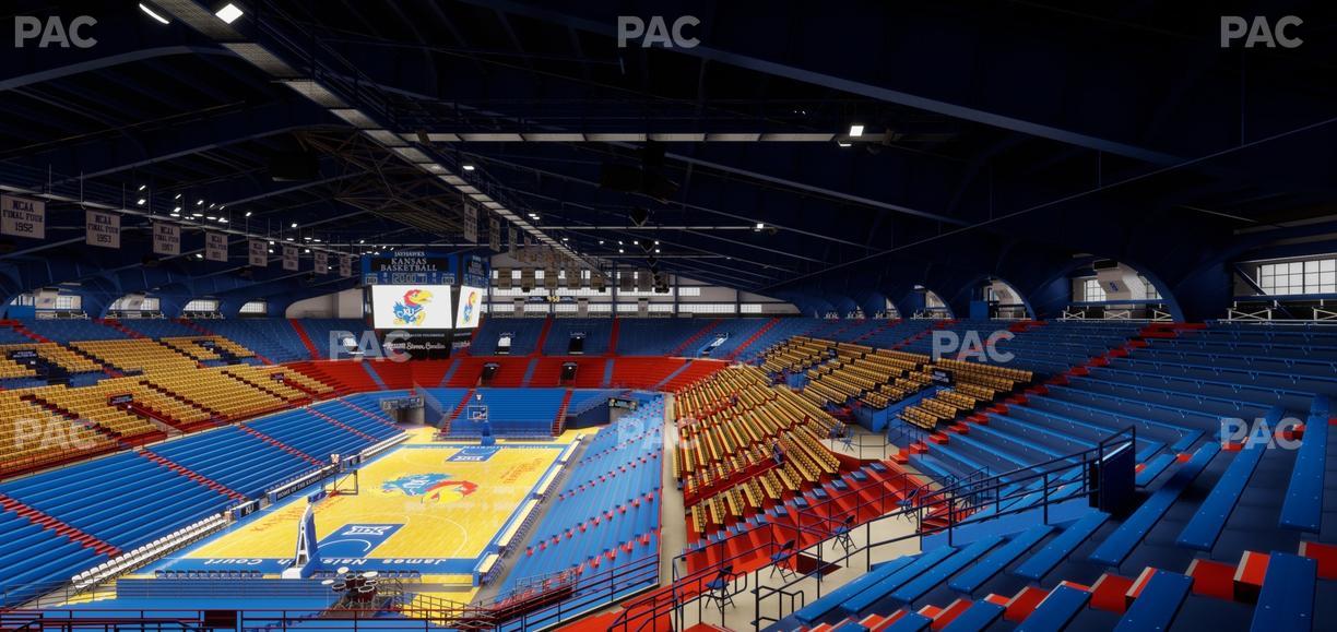 Allen Fieldhouse - Section 10 Seat View