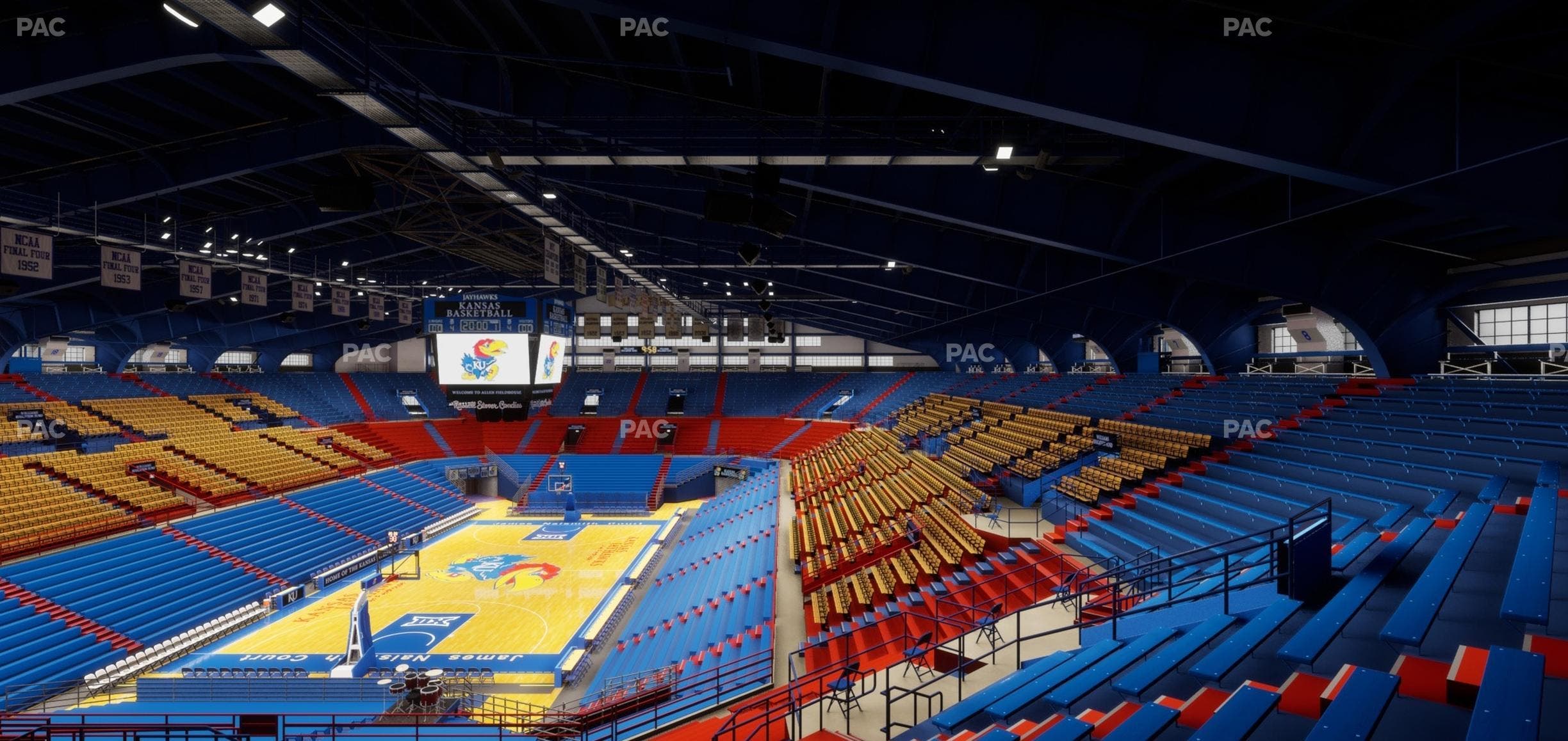 Allen Fieldhouse - Section 10 Seat View