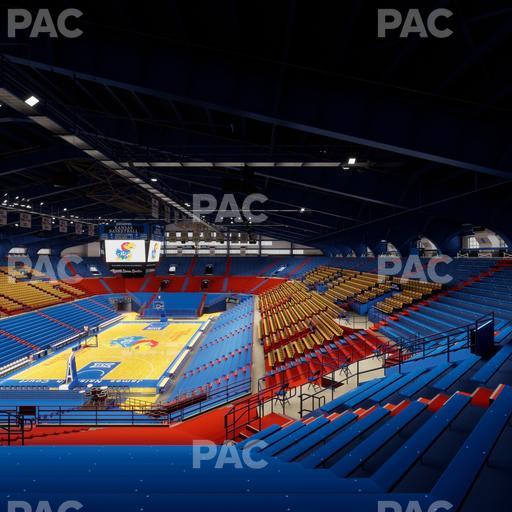 Allen Fieldhouse - Section 10 Seat View