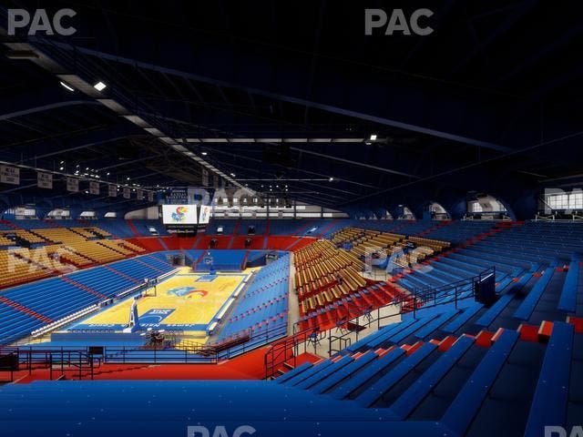 Allen Fieldhouse - Section 10 Seat View