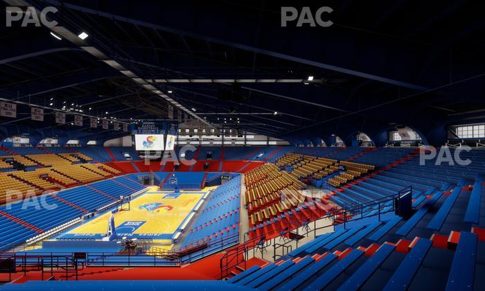 Allen Fieldhouse - Section 10 Seat View