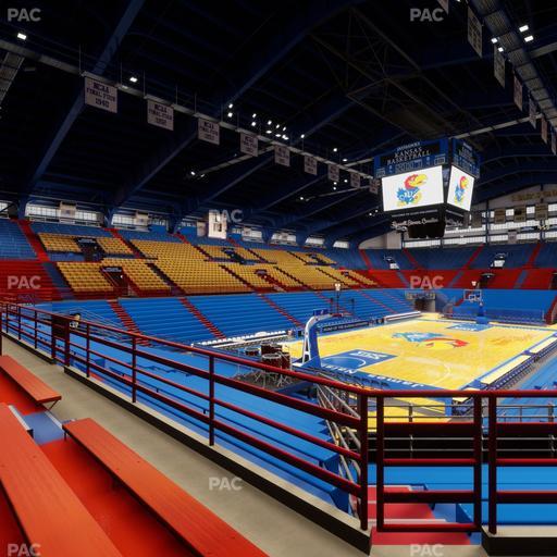 Allen Fieldhouse - Section 10 Seat View