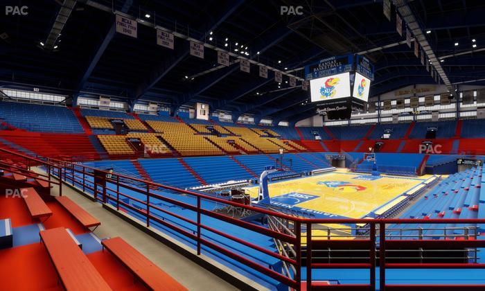 Allen Fieldhouse - Section 10 Seat View