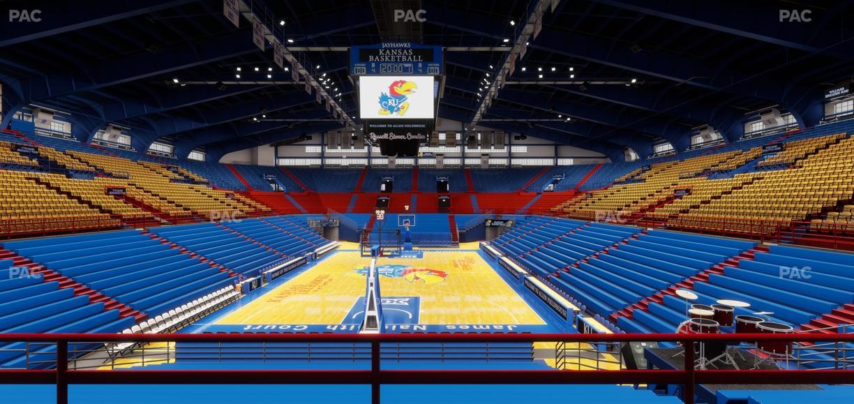 Allen Fieldhouse - Section 11 Seat View