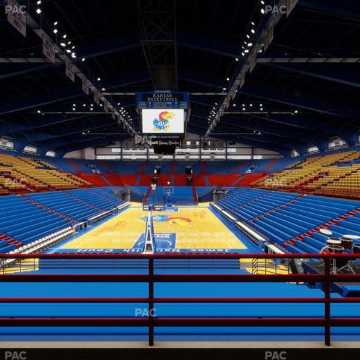 Allen Fieldhouse - Section 11 Seat View