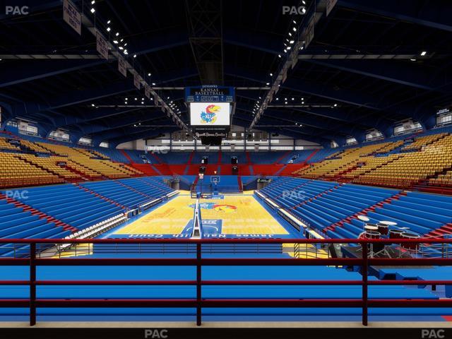 Allen Fieldhouse - Section 11 Seat View