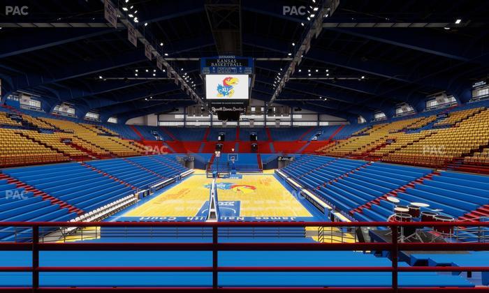 Allen Fieldhouse - Section 11 Seat View