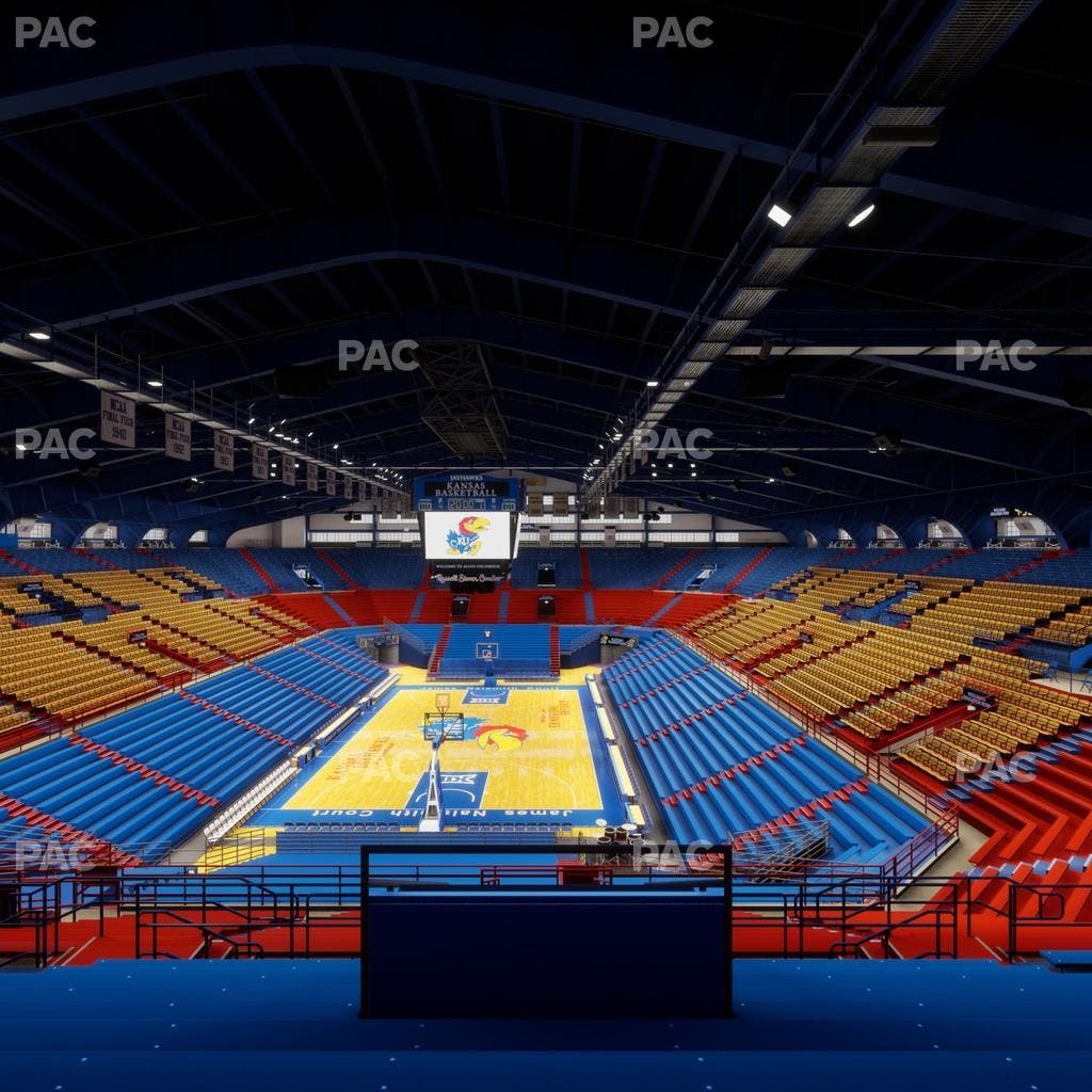 Allen Fieldhouse - Section 11 Seat View